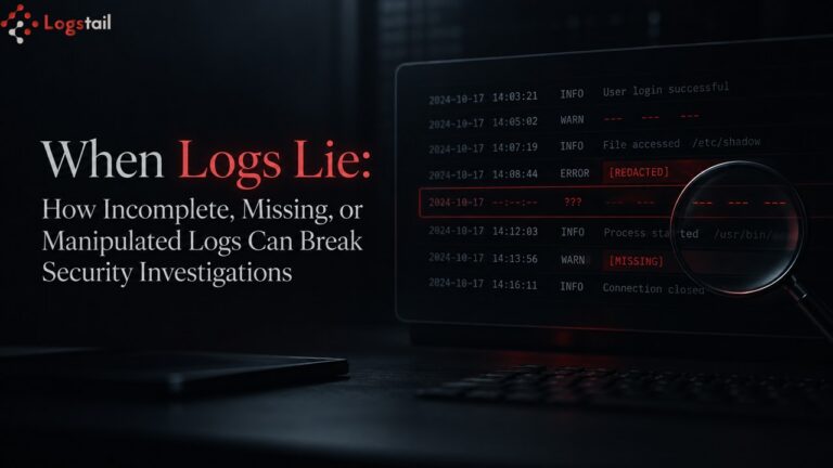 When Logs Lie: How Incomplete, Missing, or Manipulated Logs Can Break Security Investigations